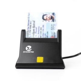 Picture of ZOWEETEK ZW-12026-3 Smart Card Reader เครื่องอ่านบัตรบัตรประชาชน / เครื่องอ่านบัตรสมาร์ทการ์ด